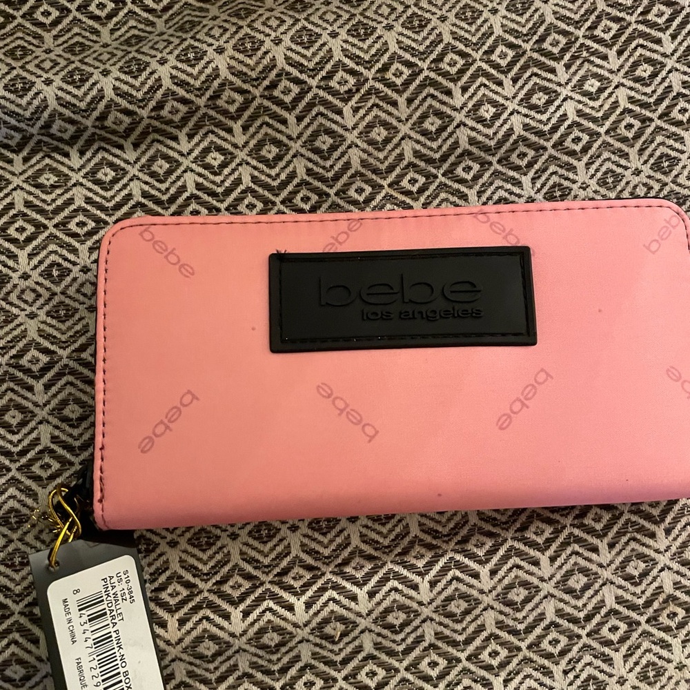 Bebe wallet NWT pink
